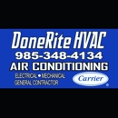 DoneRite Electric LLC - Air Conditioning Contractors & Systems