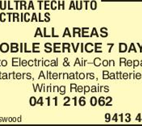 AAA Ultra Tech Auto Electricals - Ryde, NSW