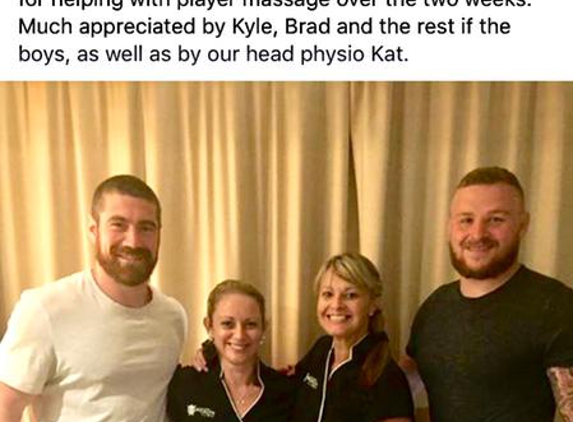Cairns Osteopathic Clinic - Cairns City, QLD. Cairns Health Clinic treat the Irish Rugby League World Cup Team.