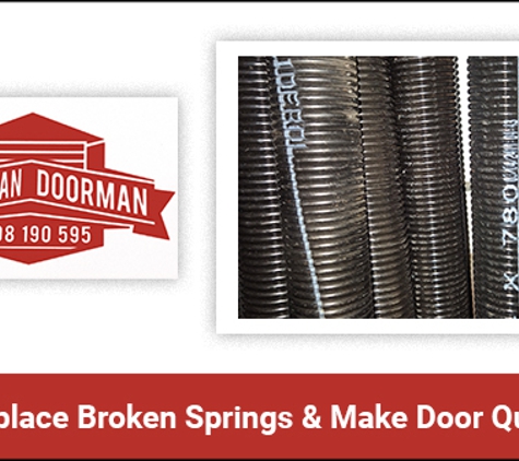 Australian Doorman - Kippa-Ring, QLD. Replace Broken Springs & Make Door Quiet