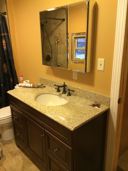 Barletta Home Improvement & Roofing - Spring Brook Township, PA. Bathroom remodel