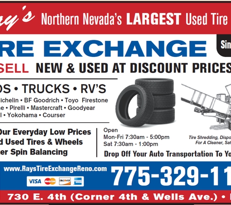 Ray's Tire Exchange - Reno, NV