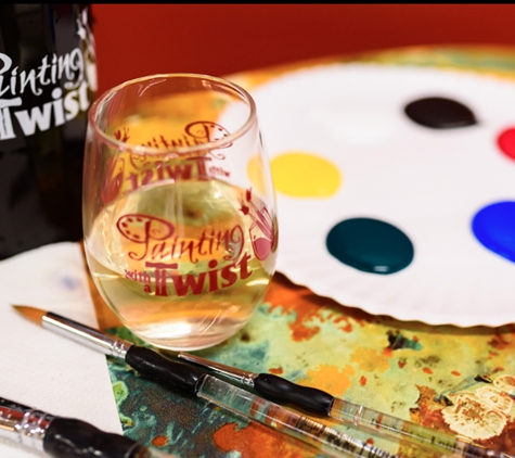 Painting with a Twist - Denver, CO. girls night paint night fun art classes wine