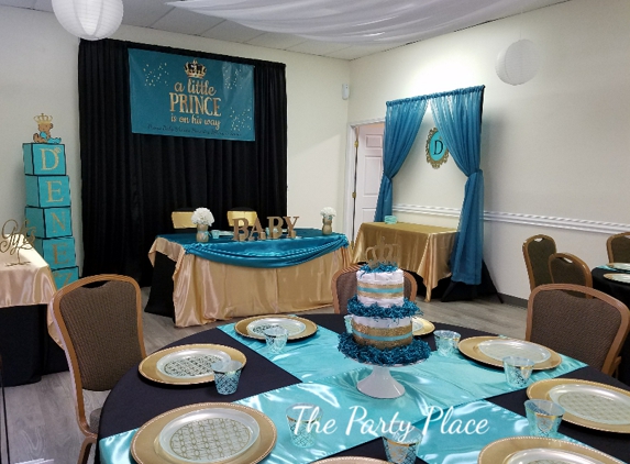 The Party Place Banquet Hall - Orange Park, FL. Baby shower "prince" them