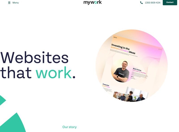 MyWork Australia Web Design - Daisy Hill, QLD. 5 Stars for MyWork