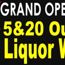 5&20 outlet liquor wine - Liquor Stores