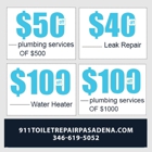 911 Toilet Repair Pasadena TX