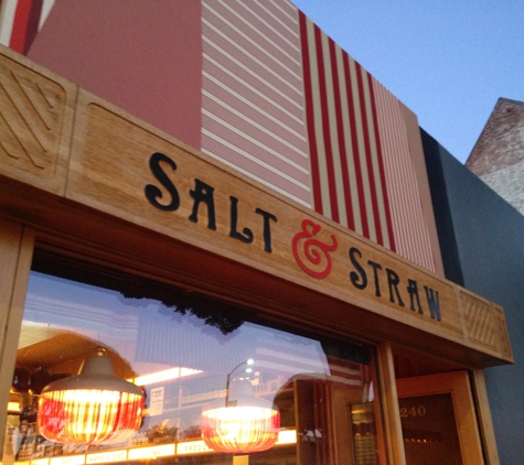 Salt & Straw - Los Angeles, CA. Sign in front