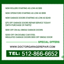 Doctor Garage Help Austin TX - Garage Doors & Openers