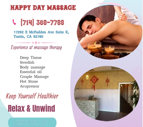 Happy Day Massage - Tustin, CA