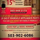 JR Appliance Repair & Installs - Major Appliances