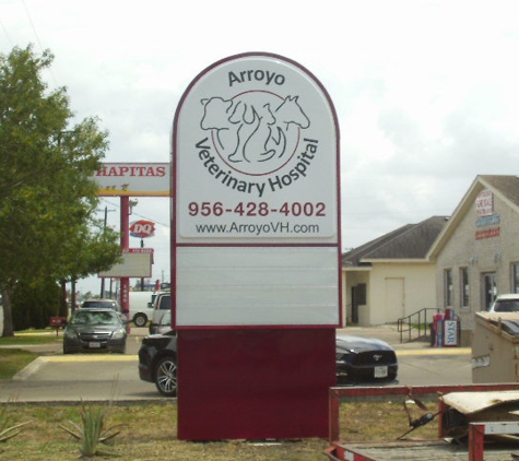 Godwin & Son Signs - Harlingen, TX. Arroyo Veterinary Hospital installed 4/13/2017