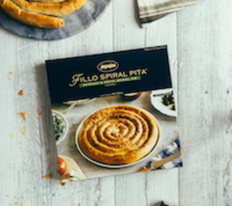 Antoniou Fillo Pastry - Moorebank, NSW. Antoniou Fillo Spiral Pita - Spinach & Fetta