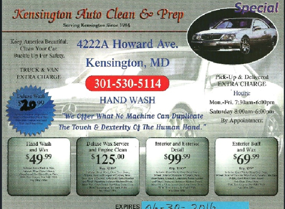 Kensington Auto Clean - Kensington, MD