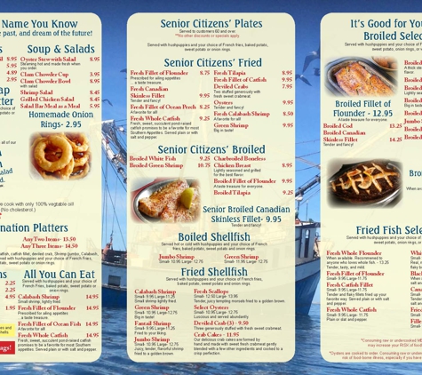 Captain's Cap The - Gastonia, NC. Dine In Menu page two