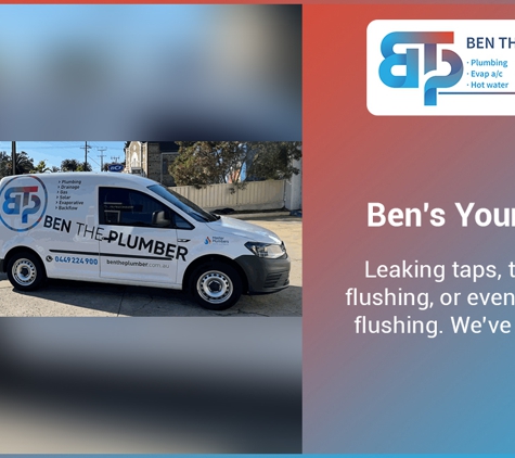 Ben The Plumber - West Lakes, SA. Ben’s Your Man!