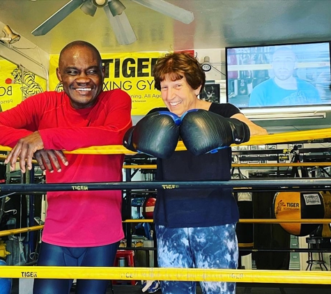 Tiger Boxing Gym - Los Angeles, CA. 81 year old client