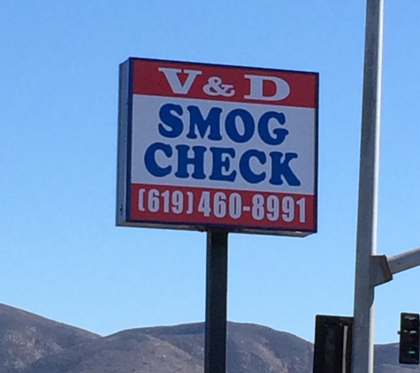 V & D Smog Check Test Only - Spring Valley, CA