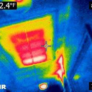 Happy Home Insulation - Mobile, AL. Attic stairs with heat pouring into house.That biggest hole in your ceiling