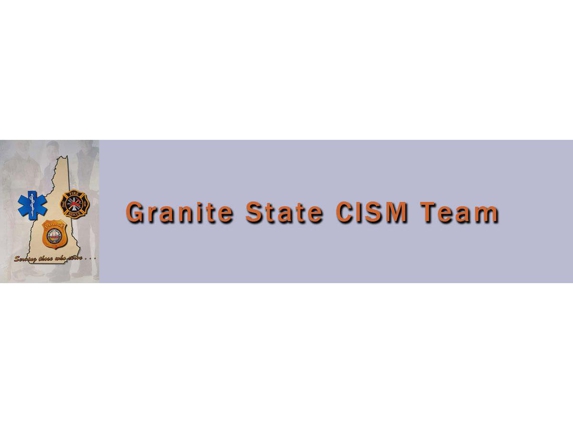 Granite State CISM Team - Manchester, NH