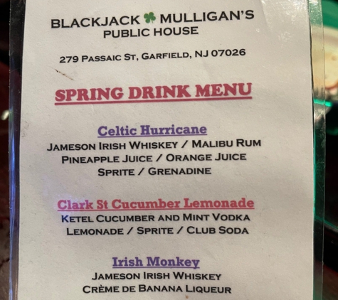 Blackjack Mulligan's Public House - Garfield, NJ