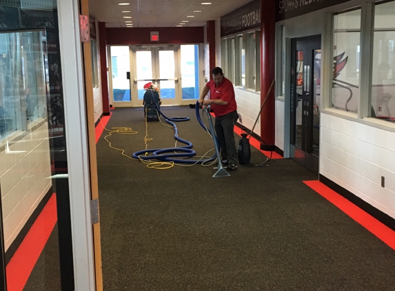 Carpet Care Plus - Louisville, KY. UofL football. I’ve been cleaning athletics for about 15 years. On nothing more than a handshake.