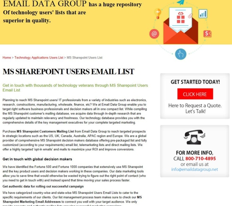 Email Data Group - Westerville, OH