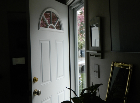 Beau's Window Company - Blackstone, MA. Cherry Blossoms through the fan!