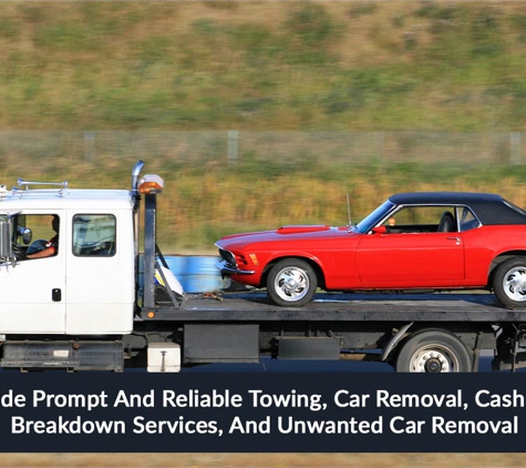 Mia Towing Services. We Provide Prompt And Reliable Towing, Car Removal, Cash For Cars, Breakdown Services, And Unwanted Car Removal