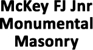 McKey FJ Jnr Monumental Masonry - Monumental Masons