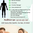 Sunflower Spa Massage