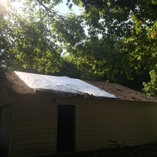 Georgia Roof Repair - Acworth, GA. emergency tarp placement for leaking while waiting for insurance adjuster 