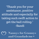 Nannys For Grannys - Employment Screening