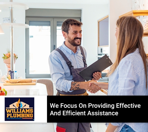 Williams Plumbing and Maintenance - Maffra, VIC. We Focus On Providing Effective And Efficient Assistance