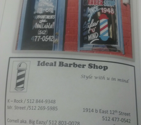Ideal Barber Shop - Austin, TX