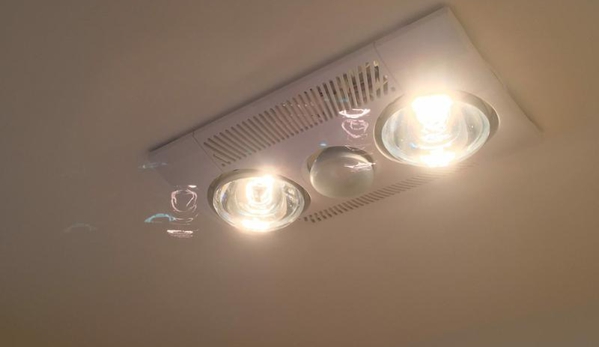 Horncastle Electrical Contractors - West Busselton, WA. our bathroom lights/heater