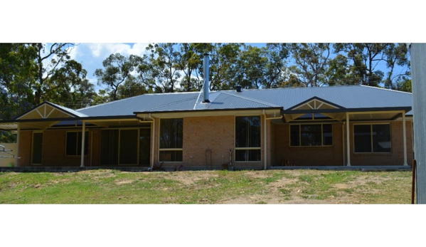 Judds Garages - Edgeworth, NSW. Attached Combination Roof Awnings - Gives Style & Value To Any Home