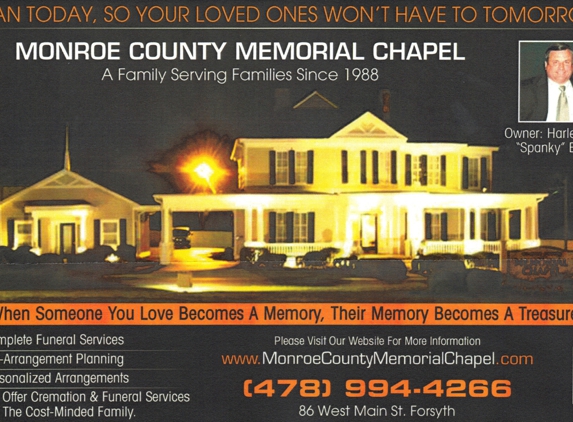 Monroe County Memorial Chapel - Forsyth, GA