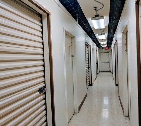 Deerfield Storage Facility - Weatherford, TX. wide doors to storage units. Inside and dry