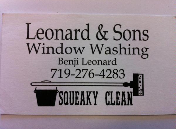 Leonard & Sons Window Washing - Canon City, CO