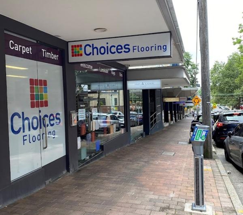CHOICES FLOORING - St Leonards, NSW. Shop Front