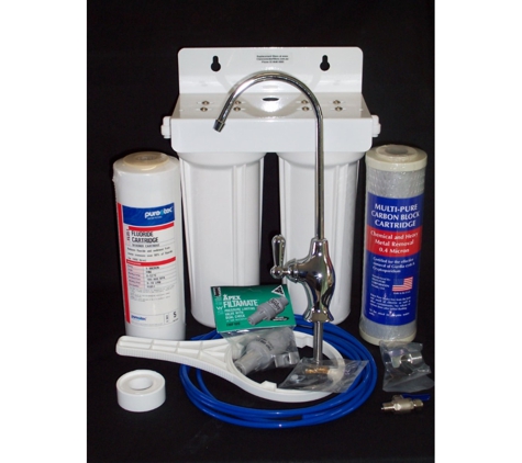 Clarence Water Filters Pty Ltd - Yamba, NSW. Twin under sink water filter system to remove Fluoride and chlorine