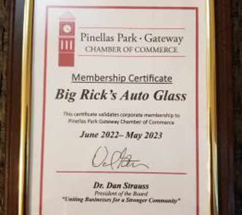 Big Rick's Auto Glass - Riverview, FL