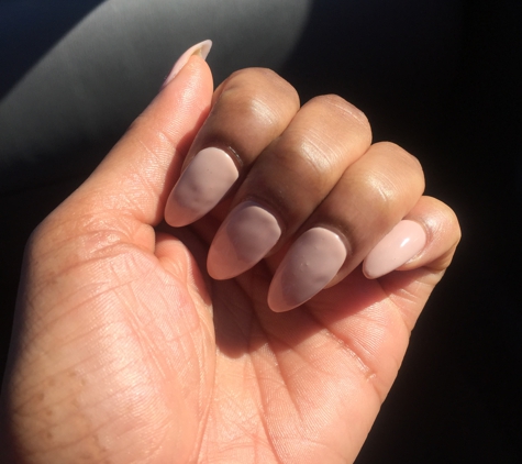 Envy Nail Spa - Charlotte, NC. Fill in nail tech rushed and these are the results. Don't expect a refund. The owner stats no refund even though they never show you