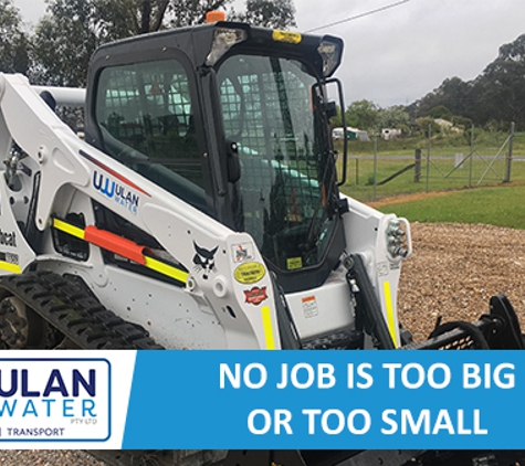 Ulan Water Pty Ltd - Ulan, NSW. No Job Is Too Big Or Too Small