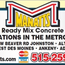 Manatt's Inc - Ready Mixed Concrete