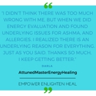 Attuned Master Energy Healing