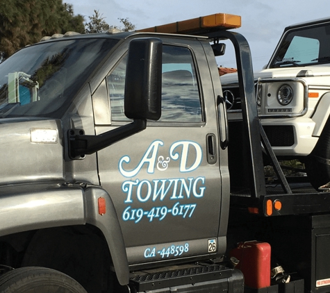 A & D Towing - San Diego, CA. 24 hour tow truck Service in San Diego