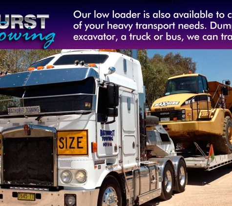 Bathurst Towing - Kelso, NSW. Our low loader is also available to cater for all of your heavy transport needs. We can transport it.