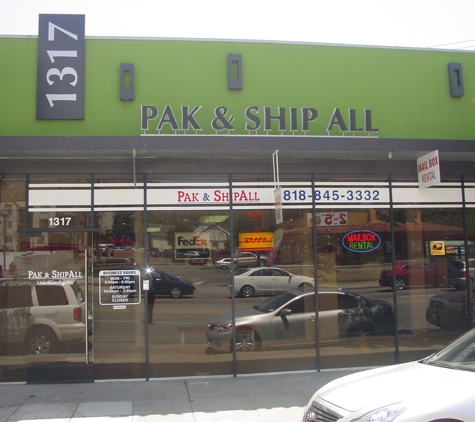 Pak & Ship All - Burbank, CA